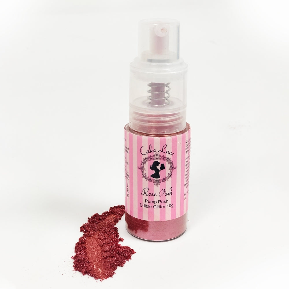 Cake Lace Set Of 3 Cake Lace Pump Push Edible Glitter