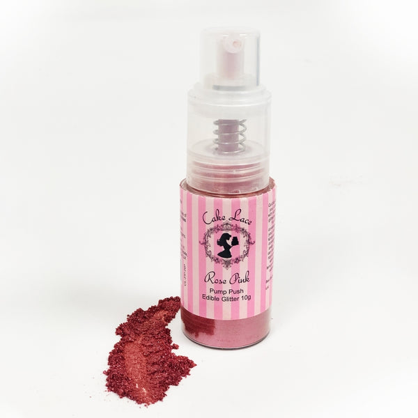 Cake Lace Set Of 3 Cake Lace Pump Push Edible Glitter