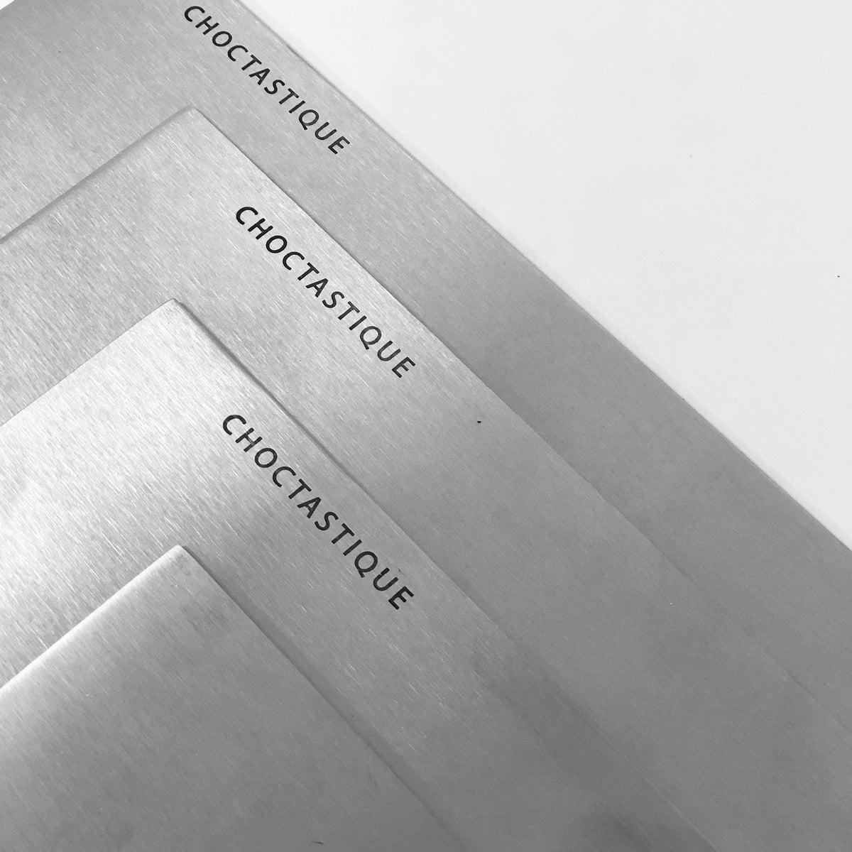 Choctastique Small Stainless Steel Cake Scraper