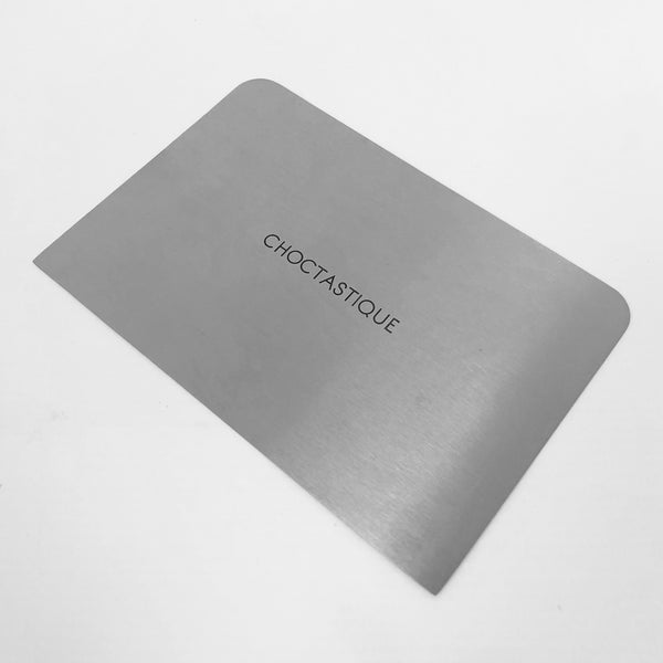 Choctastique Small Stainless Steel Cake Scraper