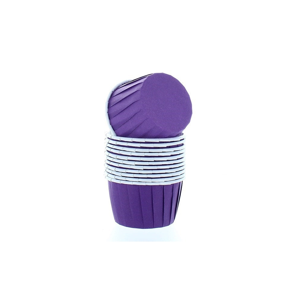 Culpitt Pack of 12 - 50mm Purple Baking Cups