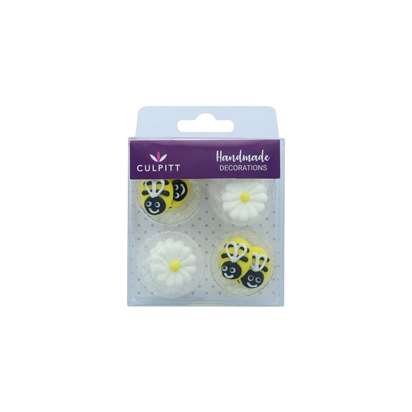 Culpitt Bee & Daisy Handmade Edible Toppers x12
