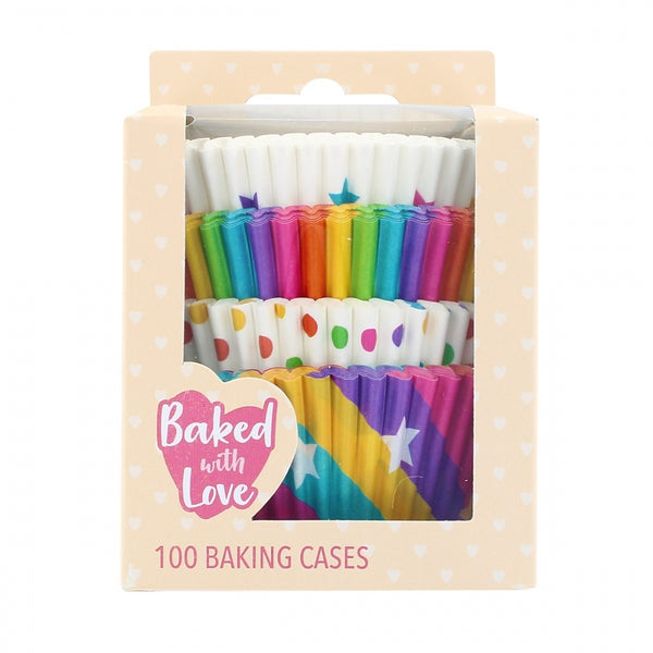 Culpitt Rainbow Baking Cups x 100