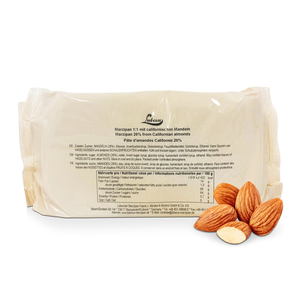 Lubeca LOW DATE - Marzipan 1KG - Lubeca [MAY 2026]