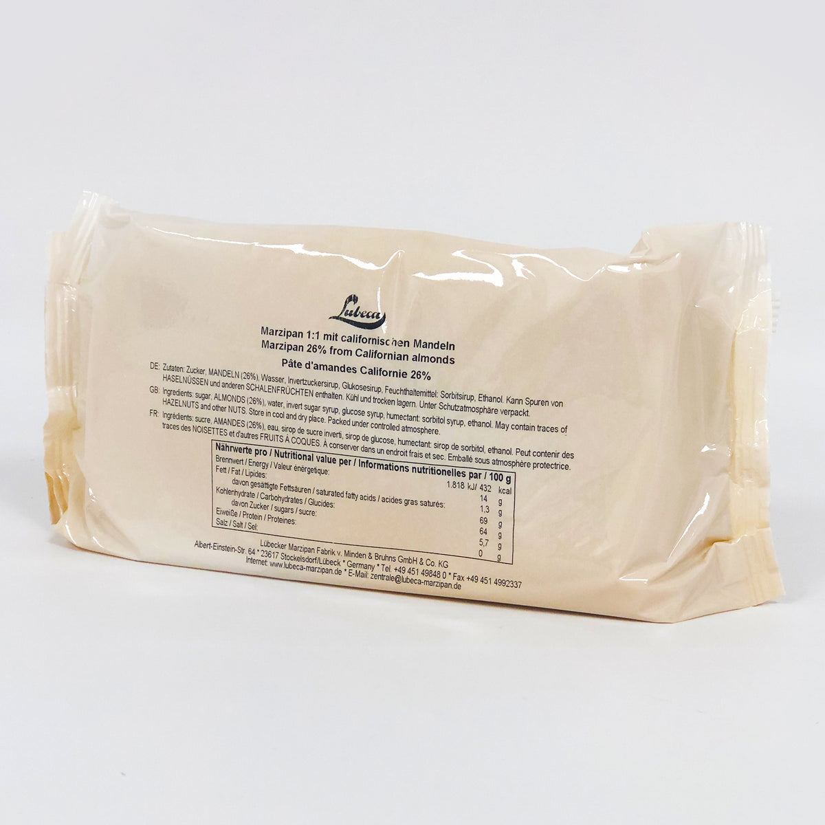 Lubeca LOW DATE - Marzipan 1KG - Lubeca [MAY 2026]