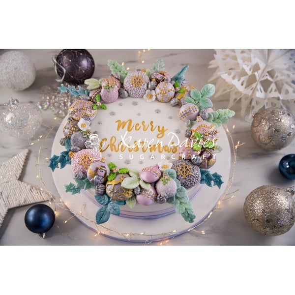 Karen Davies Christmas Baubles Mould