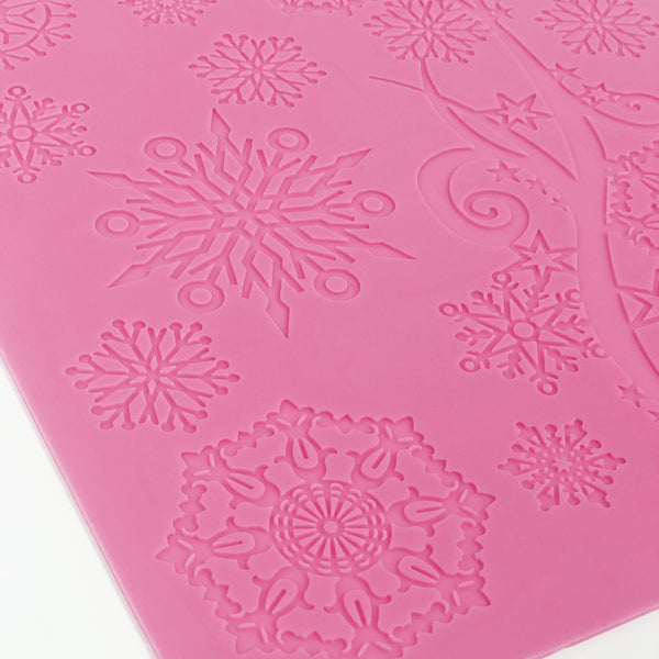 Cake Lace Frozen Crystal - 3D Large Lace Strip Mat