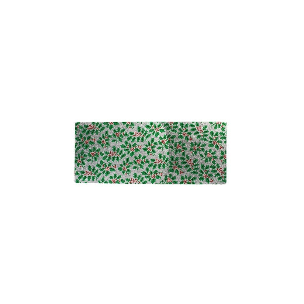 Culpitt 12 x 5 Inch Holly Log Cake Card
