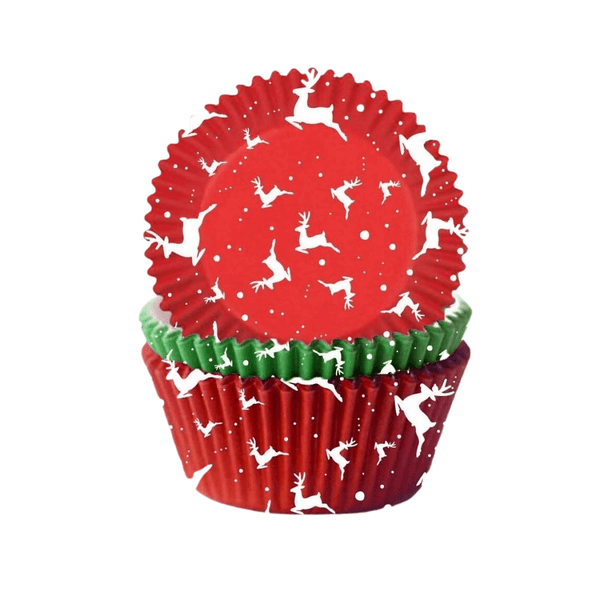 Anniversary House Reindeer Cupcake Cases x 75