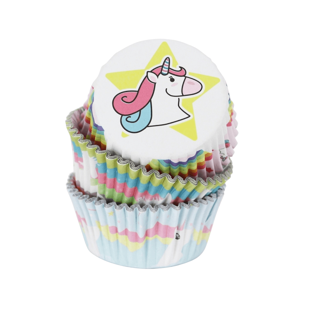 PME Unicorn Foil Lined Cupcake Cases x 60
