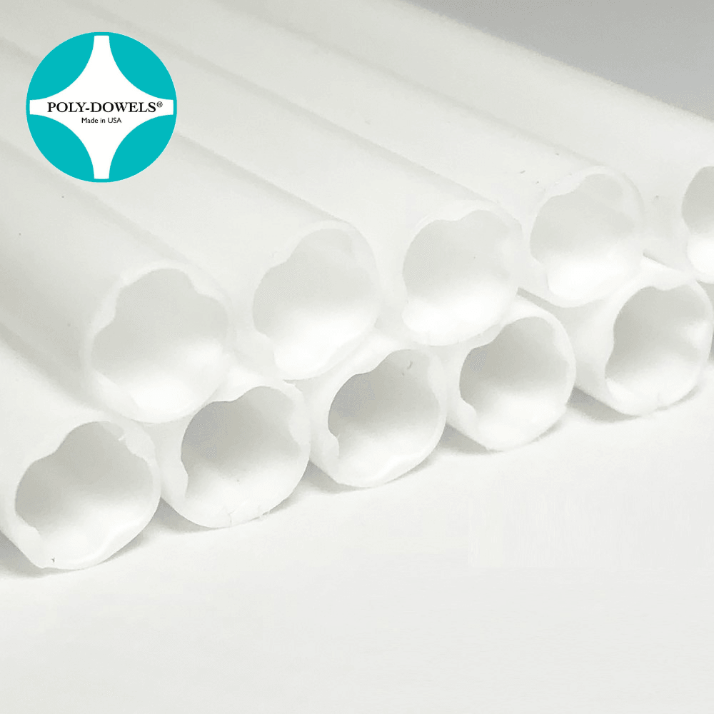Poly-Dowels Large 16" White Cake Dowel