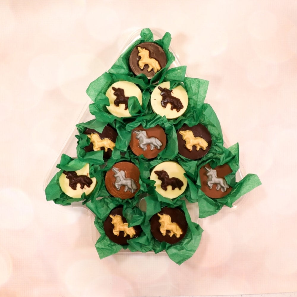 Simply Making Christmas Tree Platter - Holds 12
