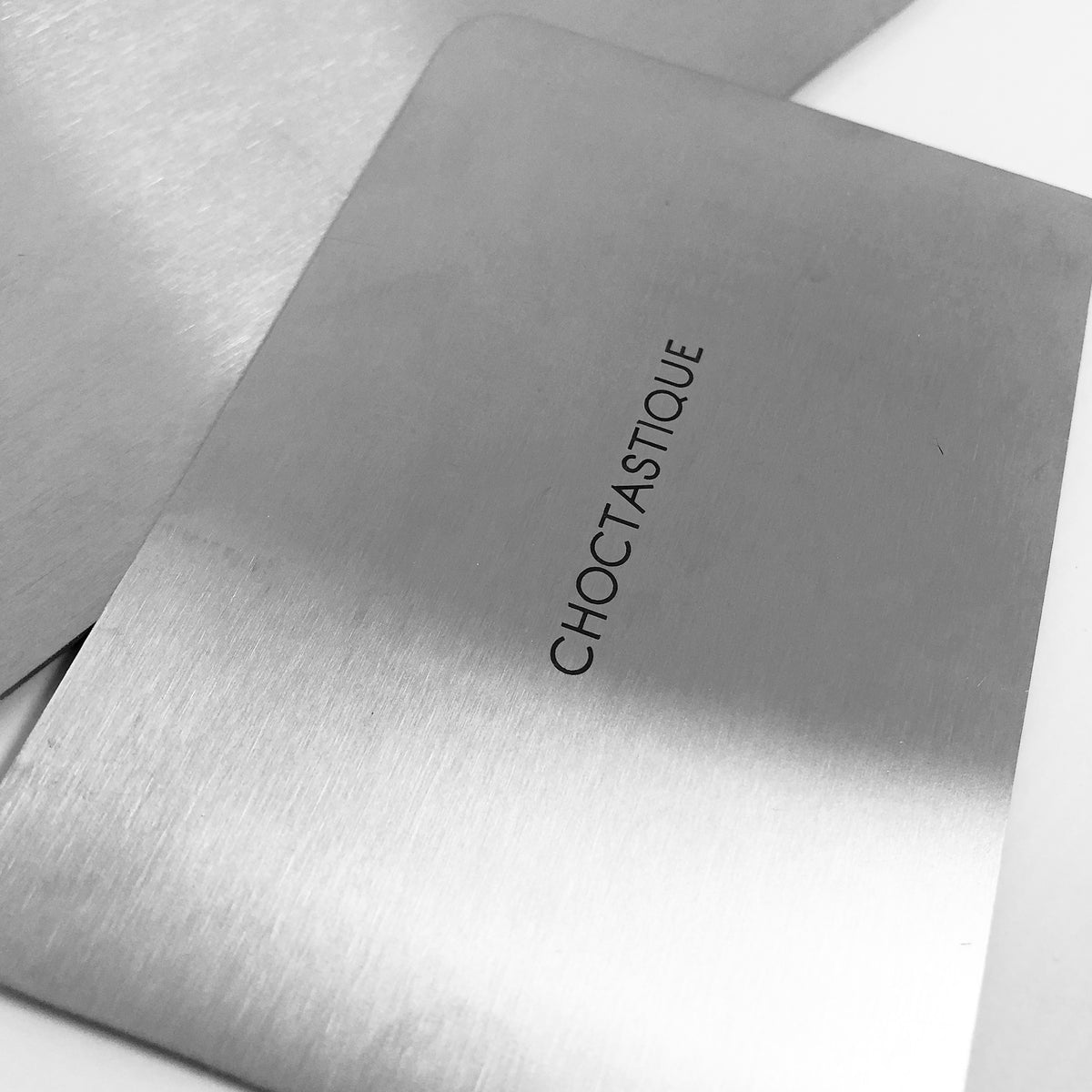 Choctastique Small Stainless Steel Cake Scraper