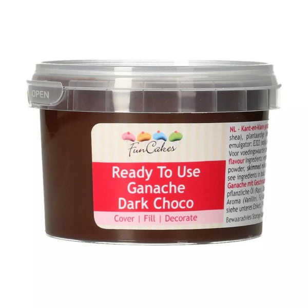 FunCakes Dark Chocolate Ready To Use Ganache 260g