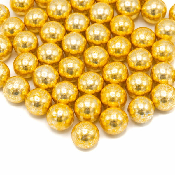 Happy Sprinkles Edible XXL Choco Crunch Sprinkles 130g - Vintage Gold