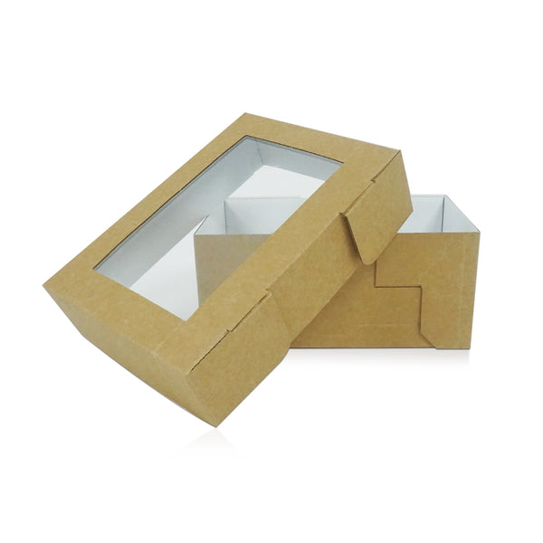 Simply Making 6" x 4" Brown Treat Box with Biodegradable Window