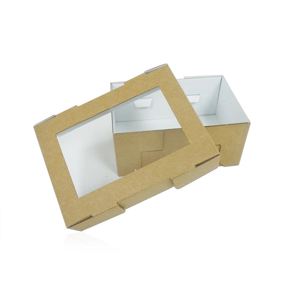 Simply Making 6" x 4" Brown Treat Box with Biodegradable Window