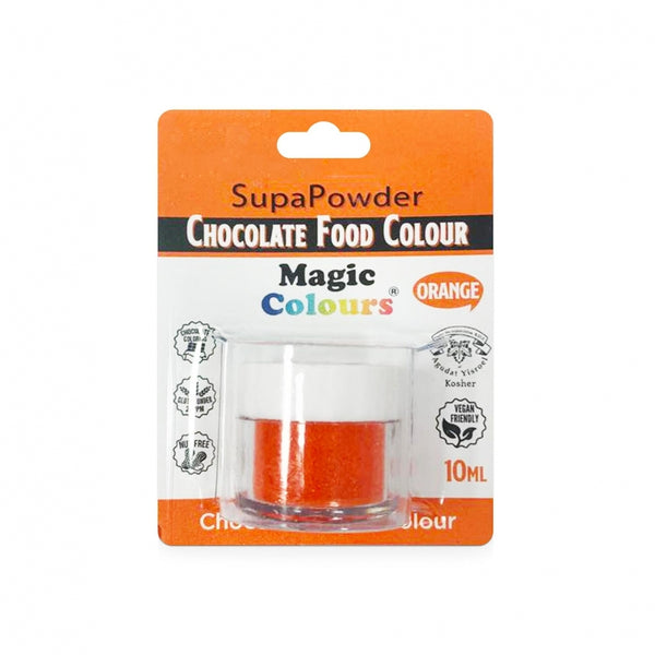Magic Colours Superdust Chocolate Food Colour Powder 10ml - Orange