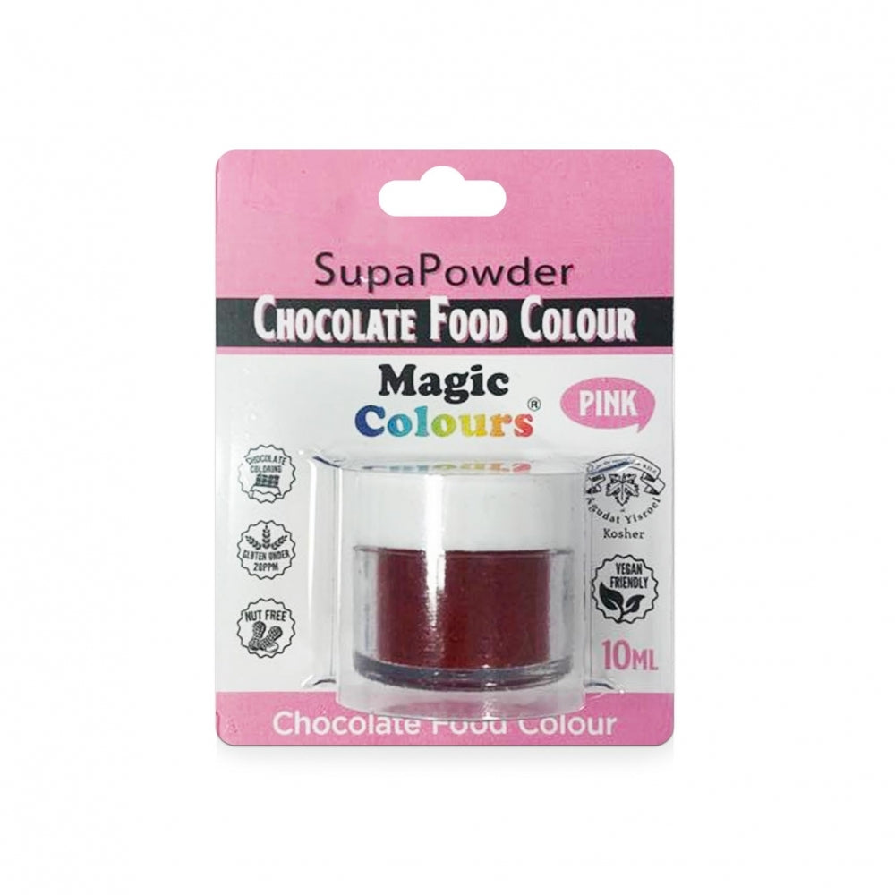 Magic Colours Superdust Chocolate Food Colour Powder 10ml - Pink