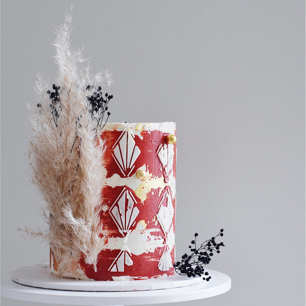 Belsize Cakes Diamante Cake Stencil