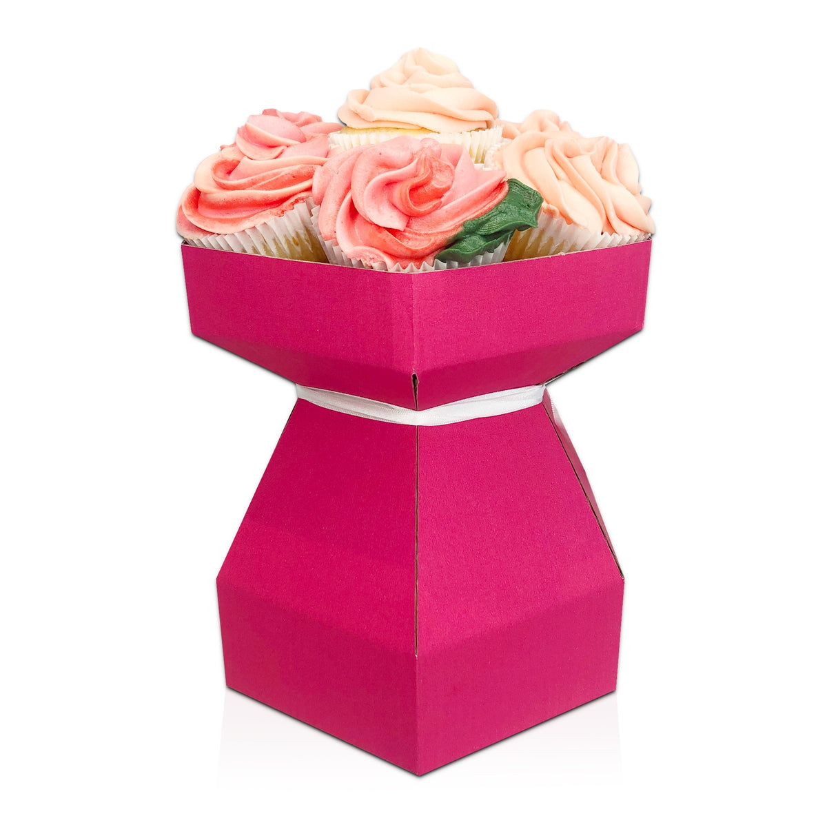 Cupcake Bouquet Box Kit Cerise