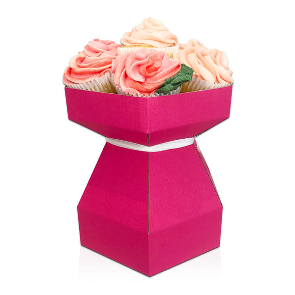 Simply Making Cupcake Bouquet Box Kit - Cerise Pink