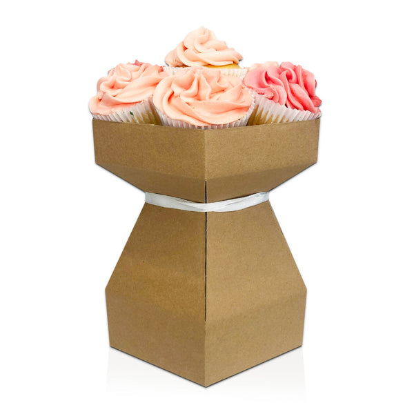 Simply Making Cupcake Bouquet Box Kit - Kraft