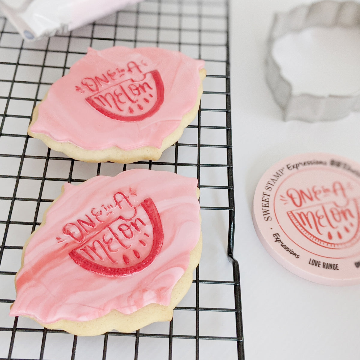 PME Set of 2 Cookie and Cake Plaque - Style 6