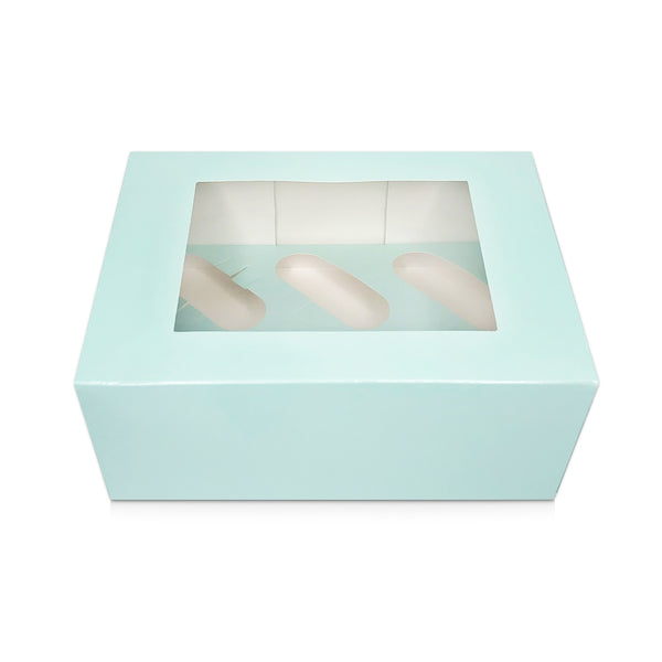 Simply Making 4" Deep Duck Egg Blue Luxury Cupcake Box