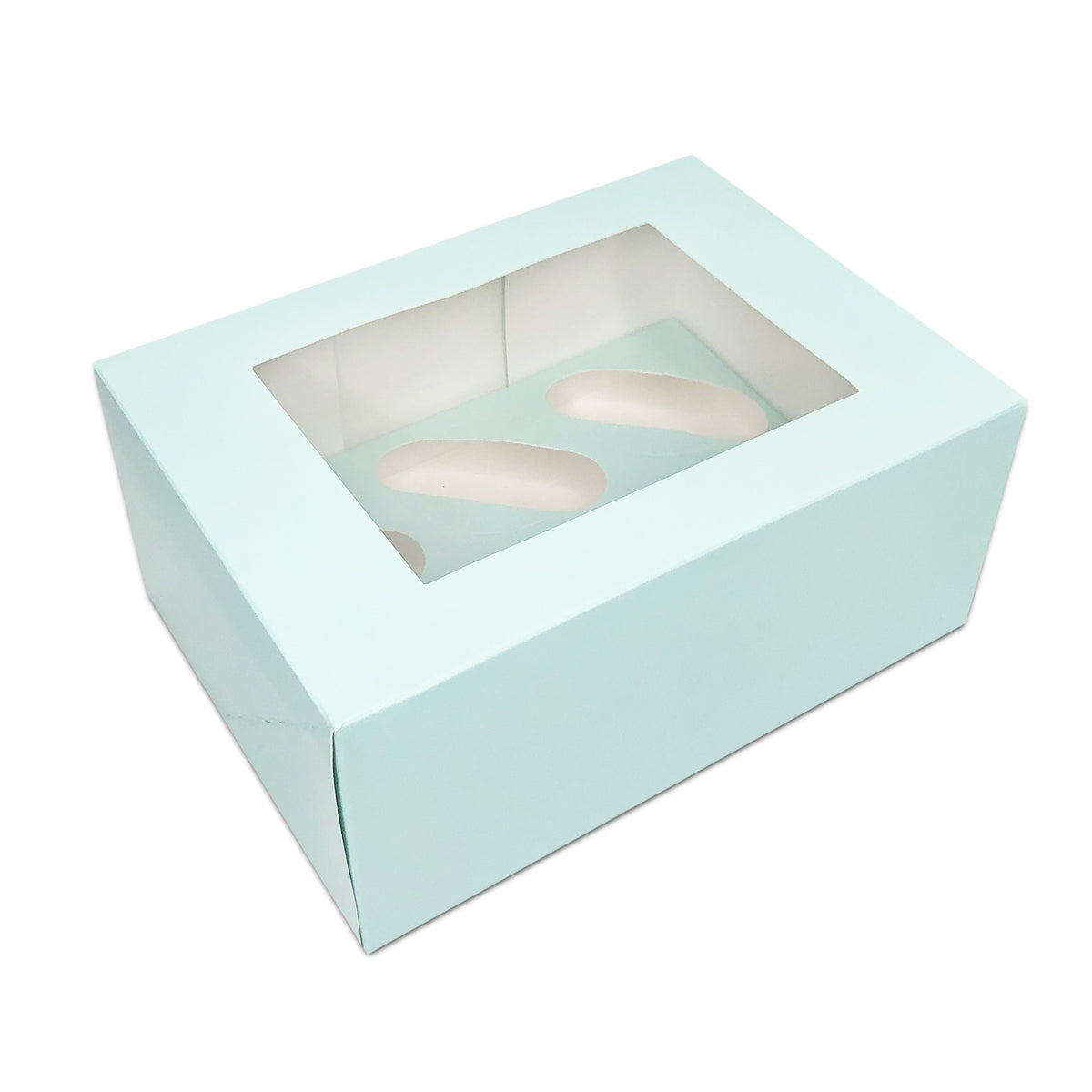Simply Making 4" Deep Duck Egg Blue Luxury Cupcake Box