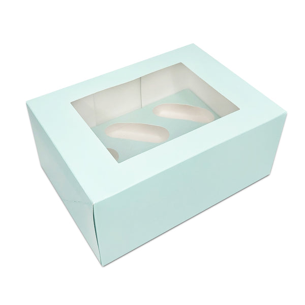 Simply Making 4" Deep Duck Egg Blue Luxury Cupcake Box