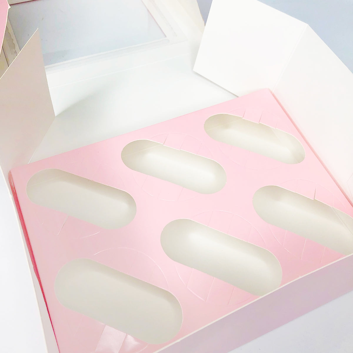 Simply Making 4" Deep Baby Pink Luxury Cupcake Box