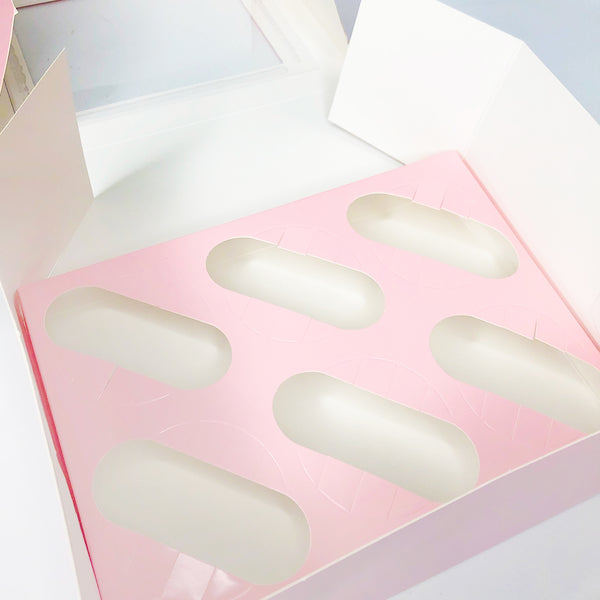 Simply Making 4" Deep Baby Pink Luxury Cupcake Box