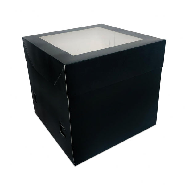Simply Making Black Matt Extra Deep Cake Box With Window