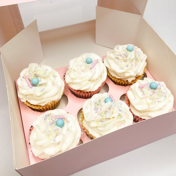 Simply Making 4" Deep Baby Pink Luxury Cupcake Box