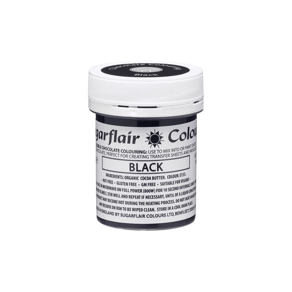 Sugarflair Chocolate Colouring 35g - Black