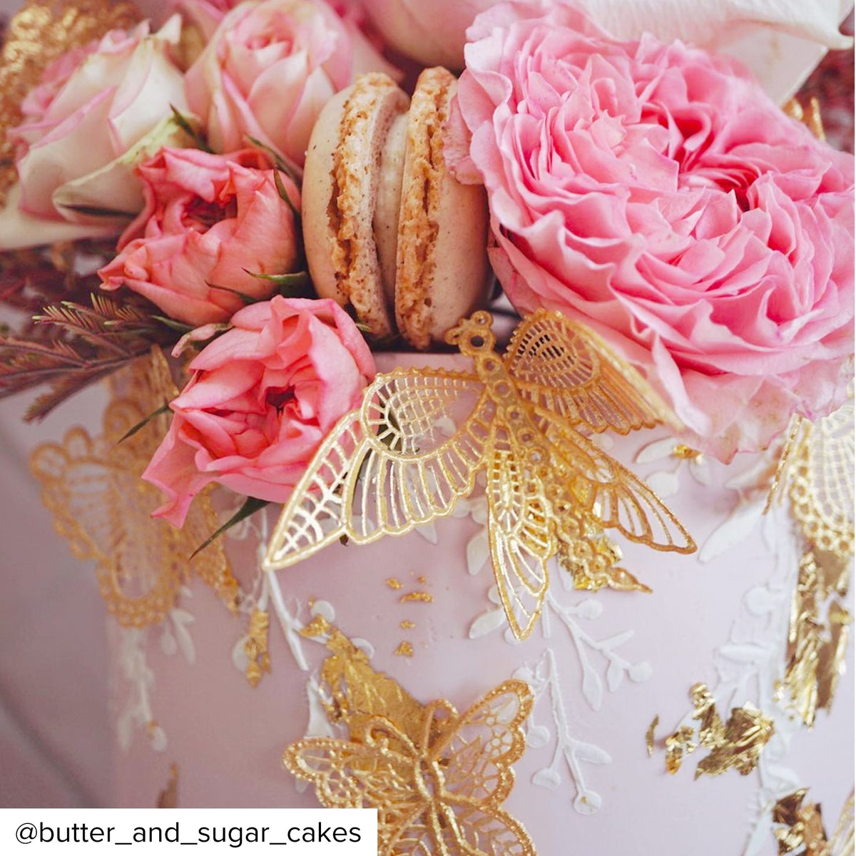 Cake Lace Beautiful Butterflies - 3D Large Lace Mat