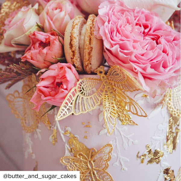Cake Lace Beautiful Butterflies - 3D Large Lace Mat