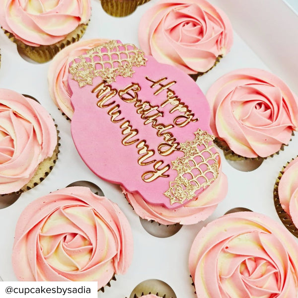 Cake Lace Rosie - 3D Cupcake Lace Mat