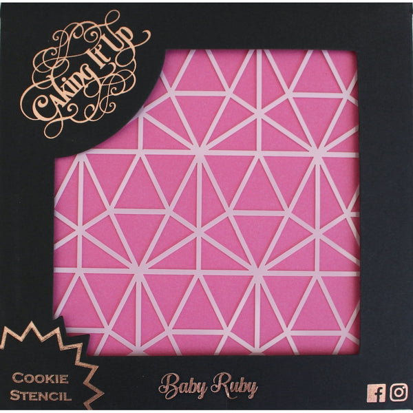 Caking It Up Baby Ruby Cookie Stencil
