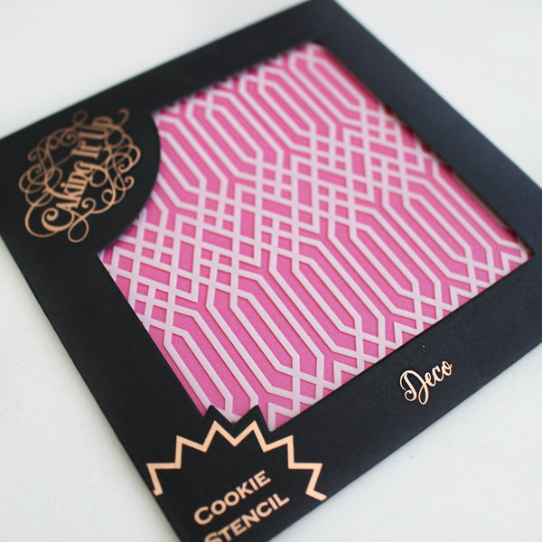 Caking It Up Deco Cookie Stencil