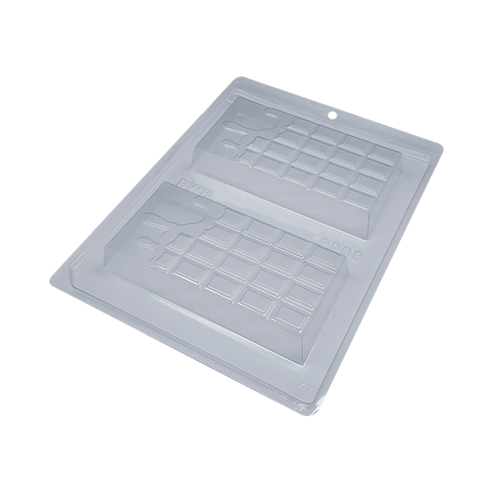 BWB Melted Chocolate Bar 3-Part Mould