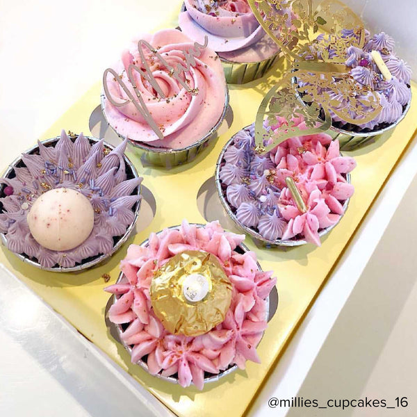 Simply Making 4" Deep Pastel Yellow Luxury Cupcake Box