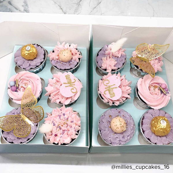 Simply Making 4" Deep Duck Egg Blue Luxury Cupcake Box