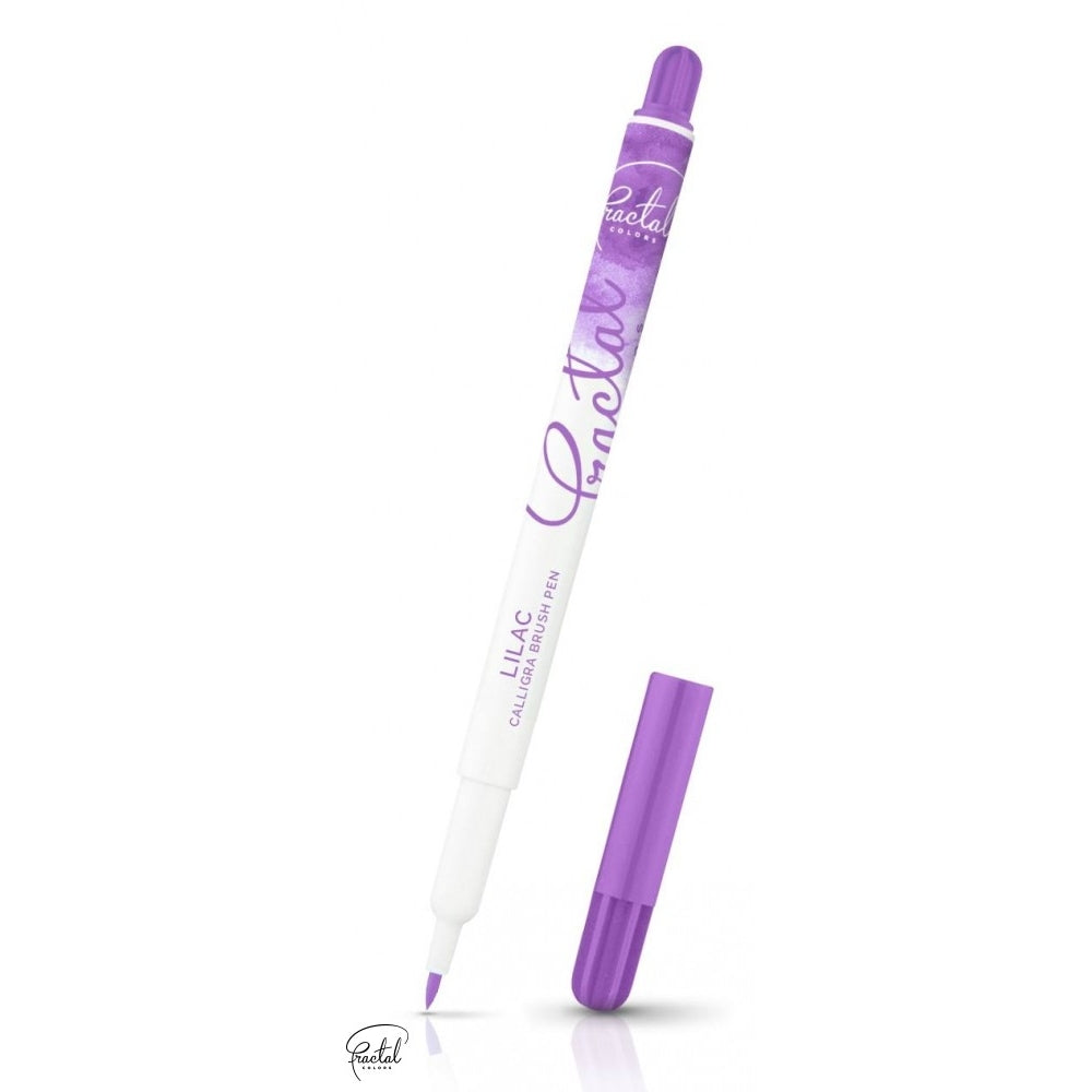 Fractal Colors Calligra Edible Ink Brush Pens - Lilac