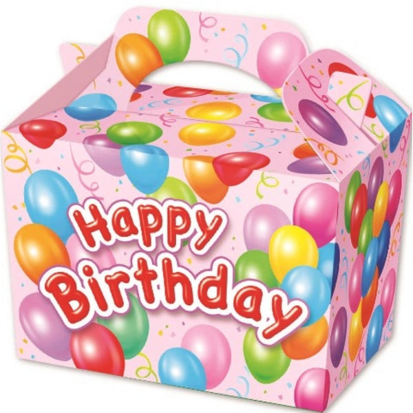 Simply Making Pink 'Happy Birthday' Gable Box With Handle