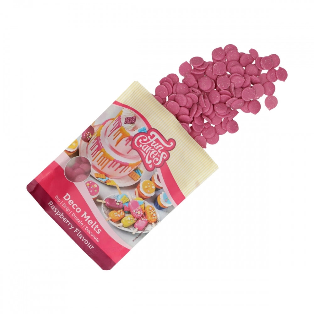 FunCakes Raspberry Flavour Deco Melts 250g