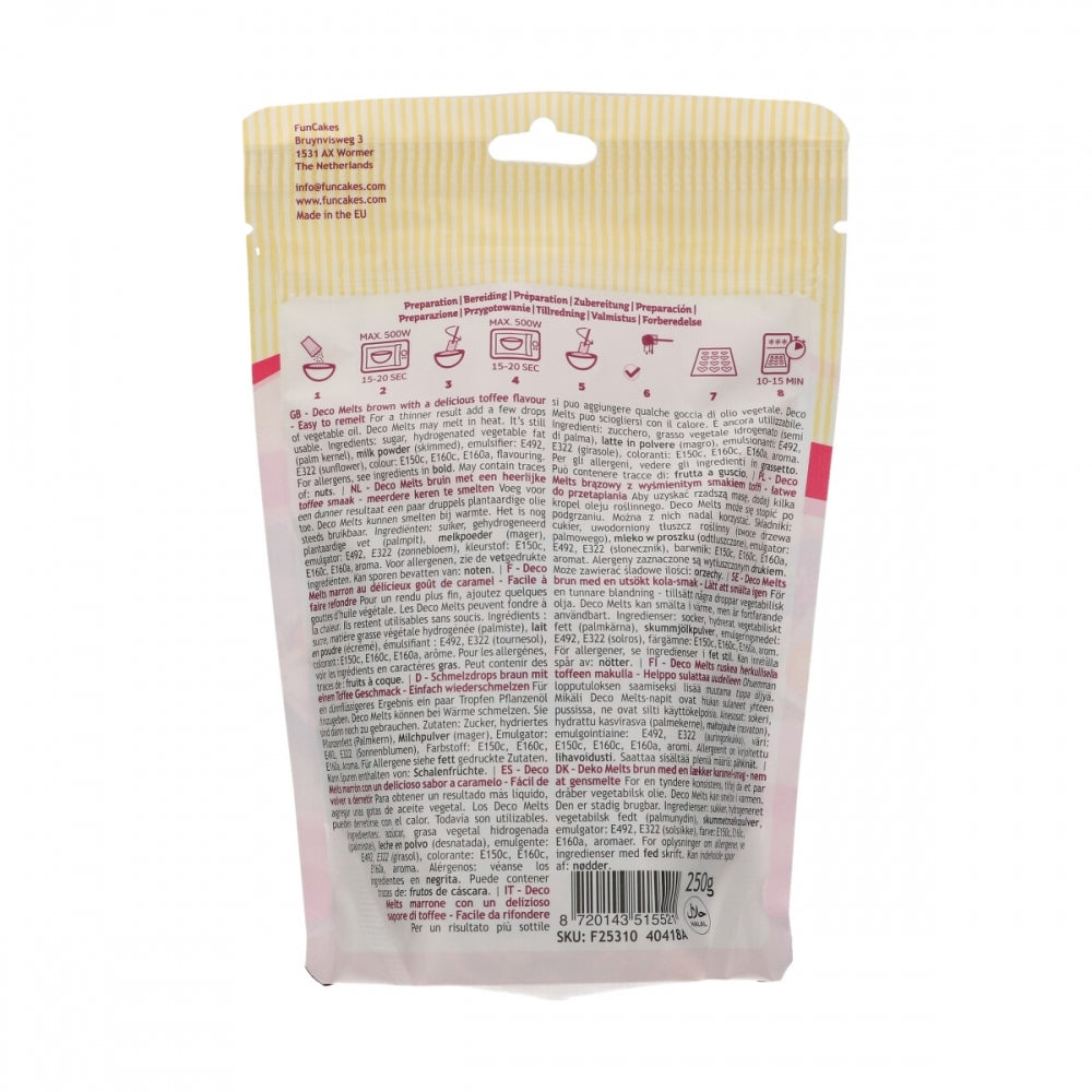 FunCakes Toffee Flavour Deco Melts 250g