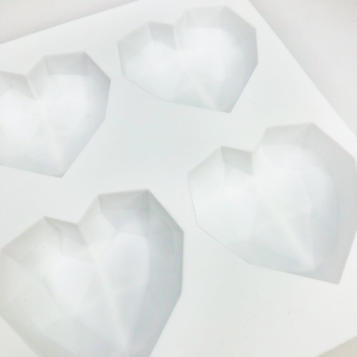 Choctastique Geo Heart Chocolate Mould - 8 Cavity