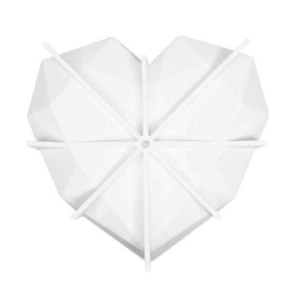 Choctastique Large Geo Heart Chocolate Mould